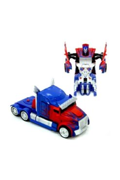 CAN Transformers Tarzı Tıra Dönüşen 14 Cm Optimus Prime Robot