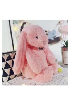 Sole Uyku Arkadaşım Papyonlu Uzun Kulak Bunny Peluş Tavşan 65 Cm