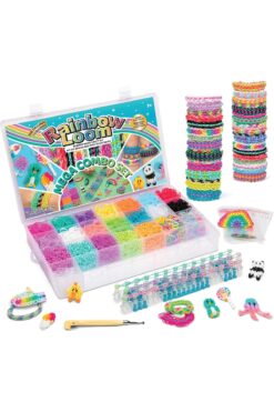 TOYFEST Rainbow Loom Mega Combo Set – 7.456 Parça Renkli Lastik Bileklik Yapım Kiti