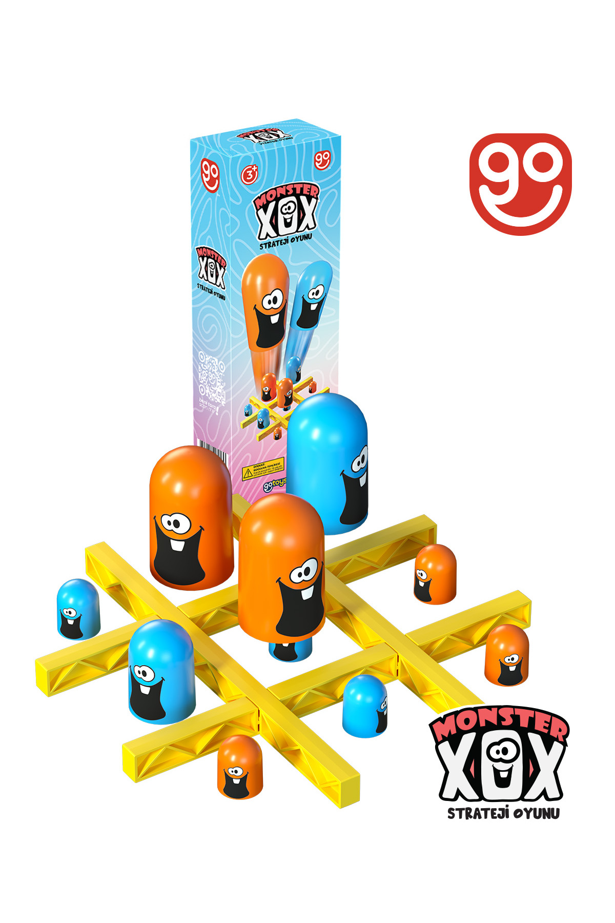 Go Toys Monster Xox Strateji Zeka Oyunu Kutu Oyunu - Görsel 3