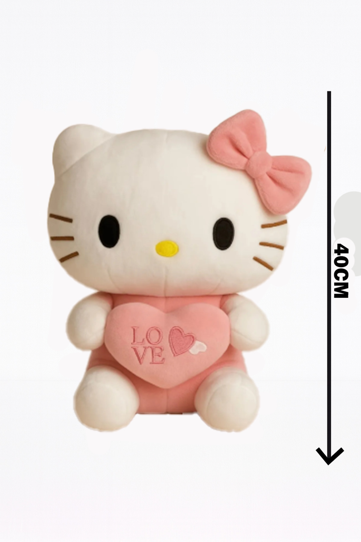 greenfor evlife Hello Kitty Peluş Oyuncak Büyük Boy Üretici Firma 🧸 - Görsel 3