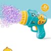 BYCEGU DUCK COK DELİKLİ MİLYONLARCA KÖPÜK BALONCUK ATAN KÖPÜK BALONCUK TABANCASI OYUNCAK TABANCA PİLLİ