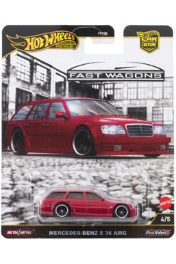 HOT WHEELS Premium Fast Wagons - Mercedes-Benz E 36 AMG - Kırmızı (1/64)