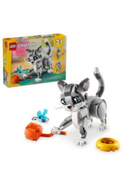 LEGO ® Creator 3’ü 1 Arada Oyunbaz Kedi 31163 - 8+ Çocuklar için Yaratıcı Oyuncak Yapım Seti (407P)