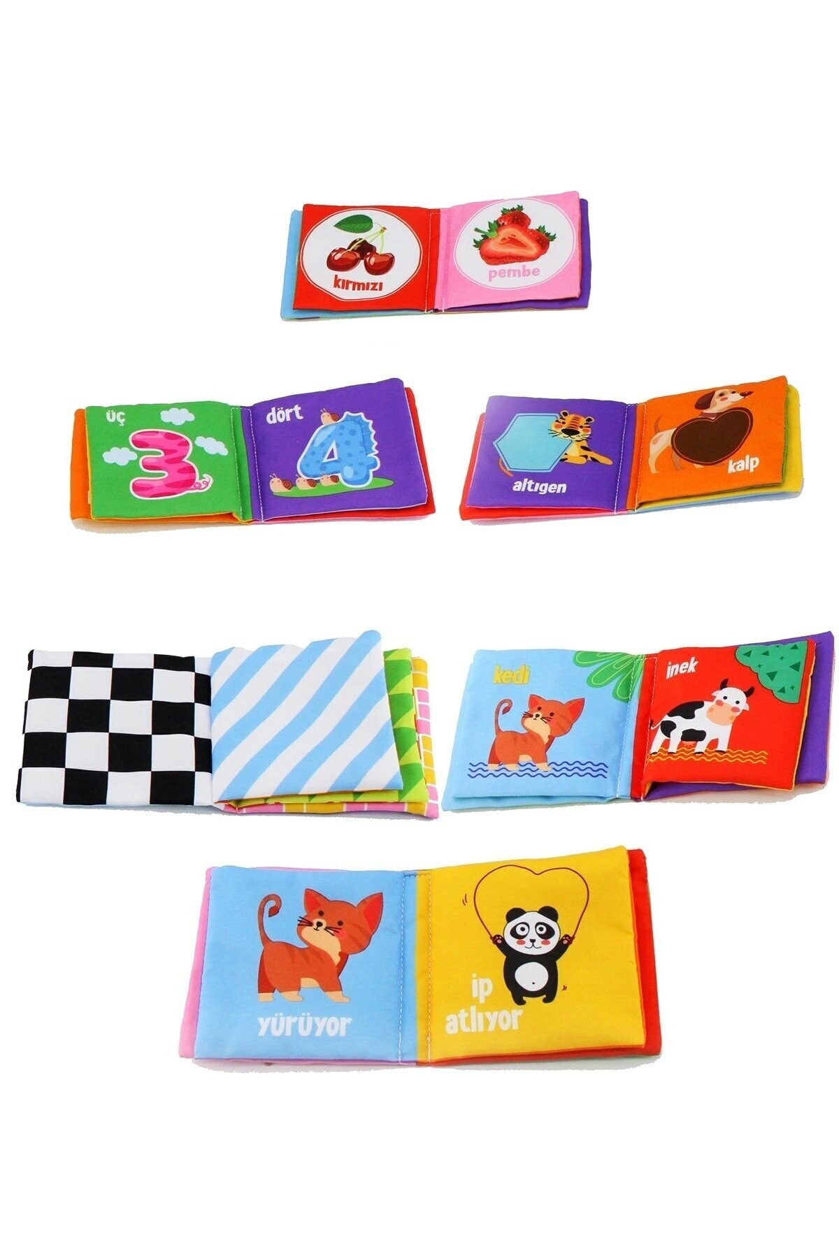 KAHRAMAN OYUNCAK Hışırtılı Bez Kitap Seti 6 Kitap - Görsel 2