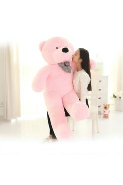 Pandamkee Dev Büyük Peluş Ayıcık 170 Cm Hediyelik Ayı (%100 YERLİ) Pembe