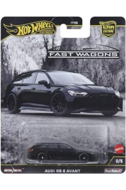 HOT WHEELS Premium Car Culture 2025 Fast Wagons - Audi RS 6 Avant - 0/5 Chase Siyah