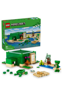 LEGO ® Minecraft® Kaplumbağa Plaj Evi 21254 - 7+ Çocuklar için Yaratıcı Oyuncak Yapım Seti (234P)