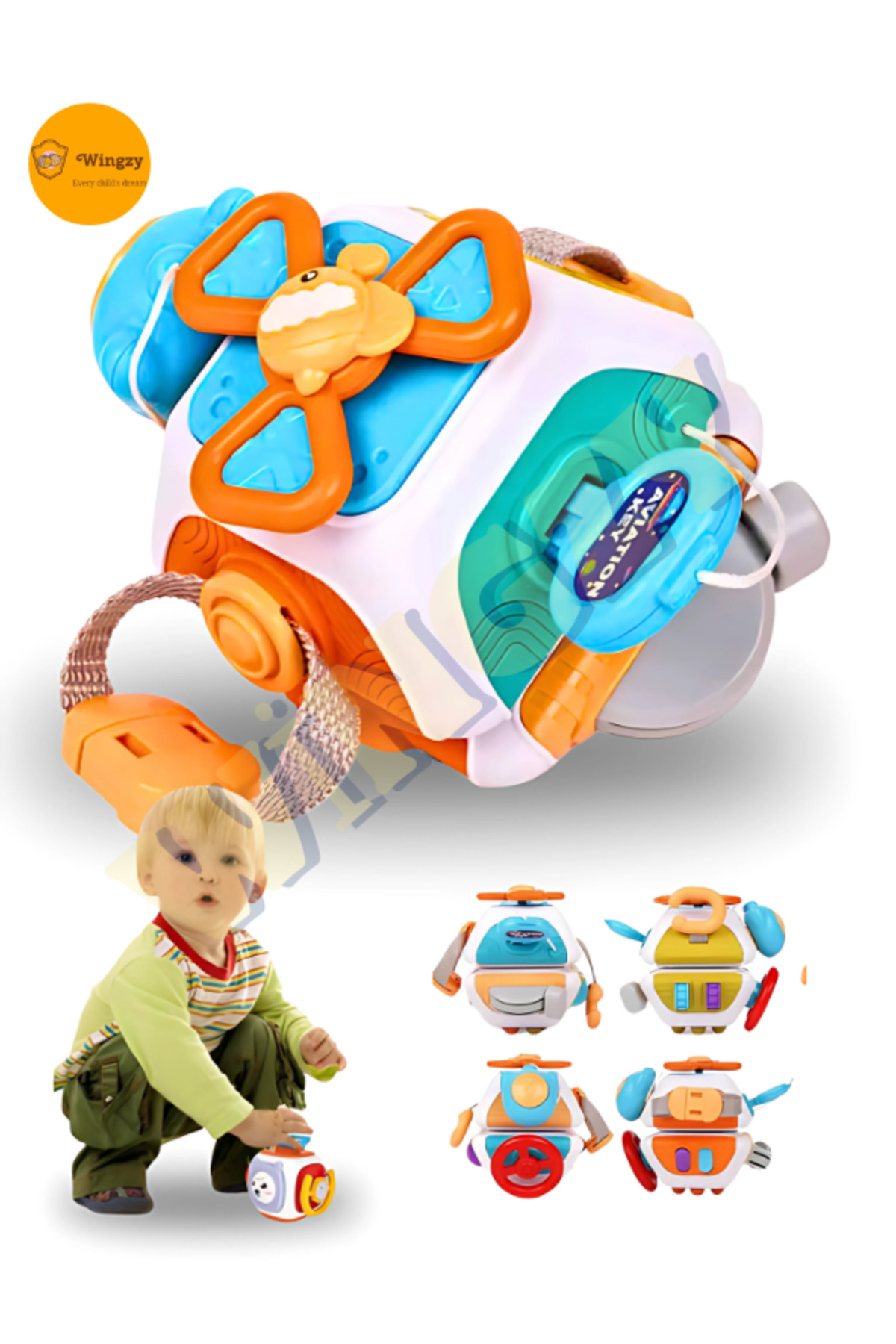 Wingzy Eğitici Ve Eğlendirici Montessori Aktivite Oyuncağı 10 Farklı Oyun Modu Ile Maksimum Eğlence