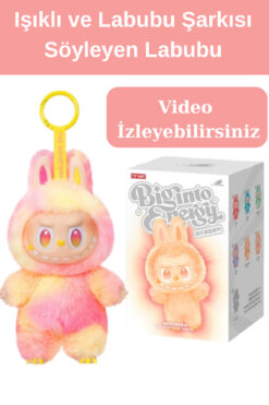 Pofika Labubu Özel Seri,Labubu Şarkısı Söyleyen ve Işıklı Labubu Peluş Oyuncak