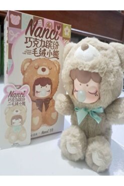 ZİVENTA Peluş Nanci Nancy Oyuncak Nanci Sürpriz Paket Peluş Nanci Labubu Askılı 15 cm