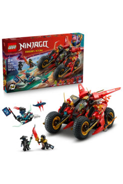 LEGO ® NINJAGO® Ninja Savaş Aracı 71844 - 8+ Çocuklar için 3’ü 1 Arada Oyuncak Yapım Seti (561P)