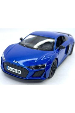 Kinsmart 2020 Audi R8 Coupe - Çek Bırak 5inch. Lisanslı Model Araba, Oyuncak Araba 1:36 Mavi