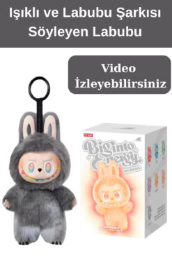 Pofika Labubu Özel Seri,Labubu Şarkısı Söyleyen ve Işıklı Labubu Peluş Oyuncak