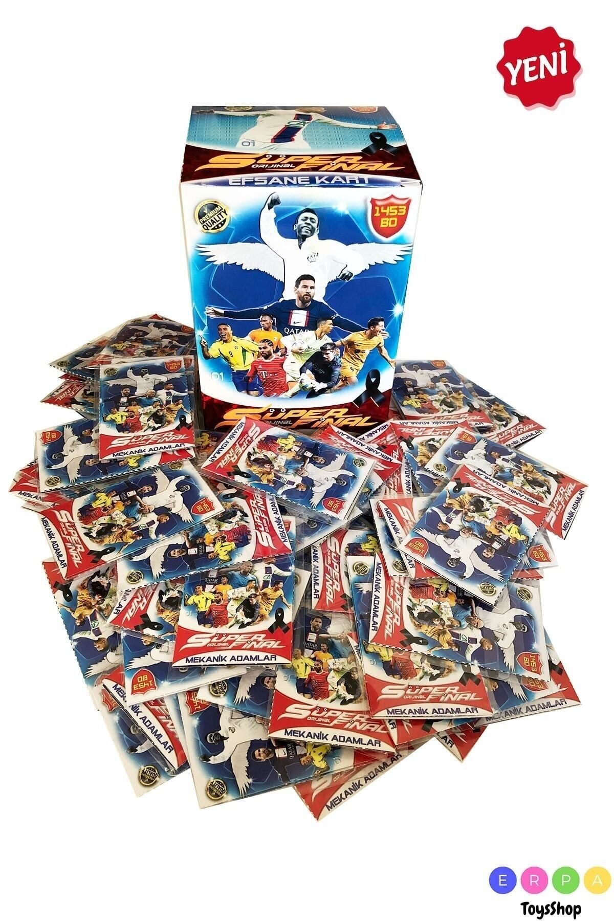 Paraply Home Süper Yıldızlar Mekanik Adamlar En Son Sezon Futbolcu Kartları 150 Paket 3'lü (450 KART) 2025 Sezonu