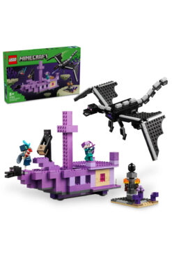 LEGO ® Minecraft® Ender Ejderhası ve End Gemisi 21264 - 8+ Yaratıcı Oyuncak Yapım Seti (657Parça)