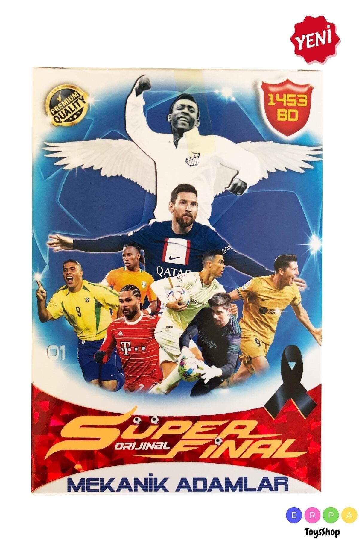 Paraply Home Süper Yıldızlar Mekanik Adamlar En Son Sezon Futbolcu Kartları 150 Paket 3'lü (450 KART) 2025 Sezonu - Görsel 3