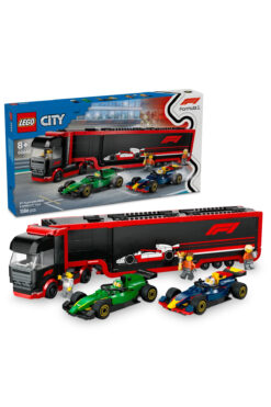 LEGO ® City RB20 ve AMR24 F1® Arabalı F1® Kamyonu 60445 - 8+ Yaratıcı Oyuncak Yapım Seti (1086)