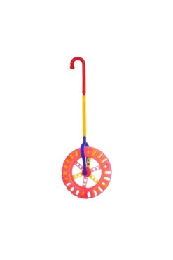 Joy and Toys Ket21 küçük Zilli Teker Çıngıraklı Baston Oyuncak Tekerlekli Çın Çın