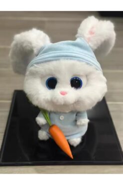 NB market Sevimli yumuşak tavşan peluş oyuncak disney evcil hayvanlar kıyafetli aksesuarlı tavşan