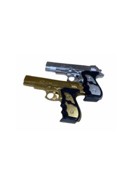 Mia Altın 2 Adet Renk Oyuncak Tabanca 2 Adet Boncuklu Oyuncak Tabanca Sarı Oyuncak Silah