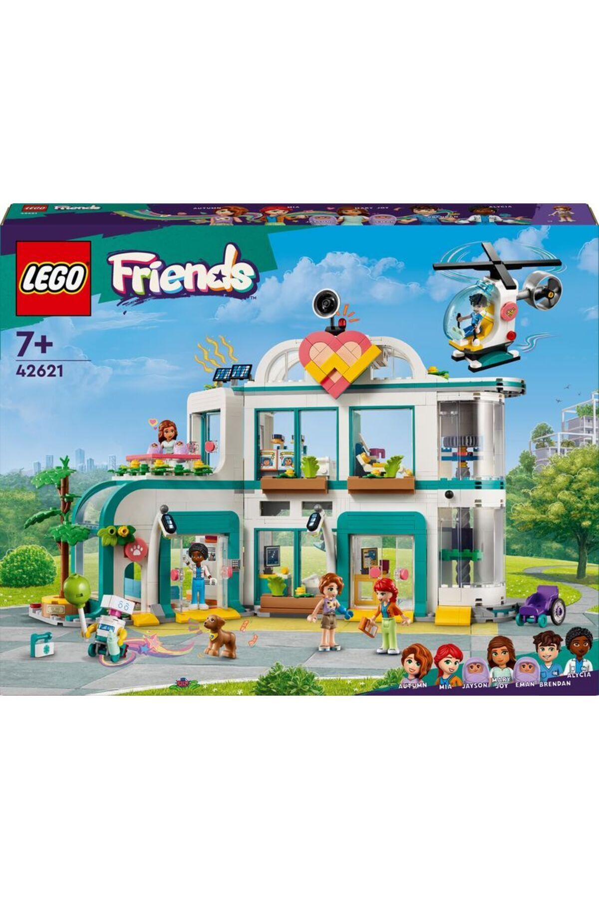 LEGO ® Friends Heartlake City Hastanesi 42621 - 7+ Çocuklar için Yaratıcı Oyuncak Yapım Seti (1045P) - Görsel 3