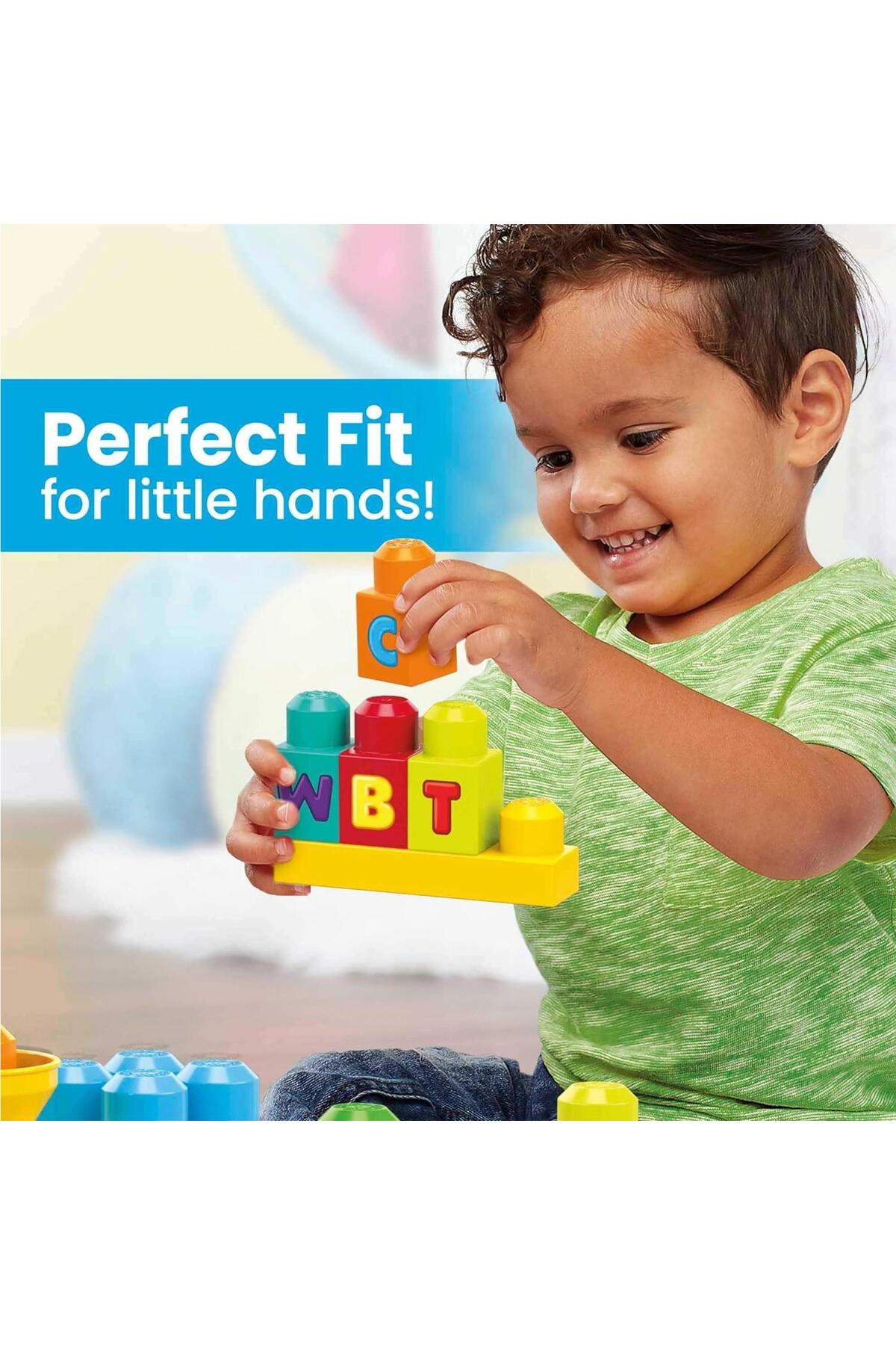 MEGA Bloks Müzikli Alfabe Treni Fisher-Price Mega Bloks Müzikli Alfabe Treni FWK22 - Görsel 3