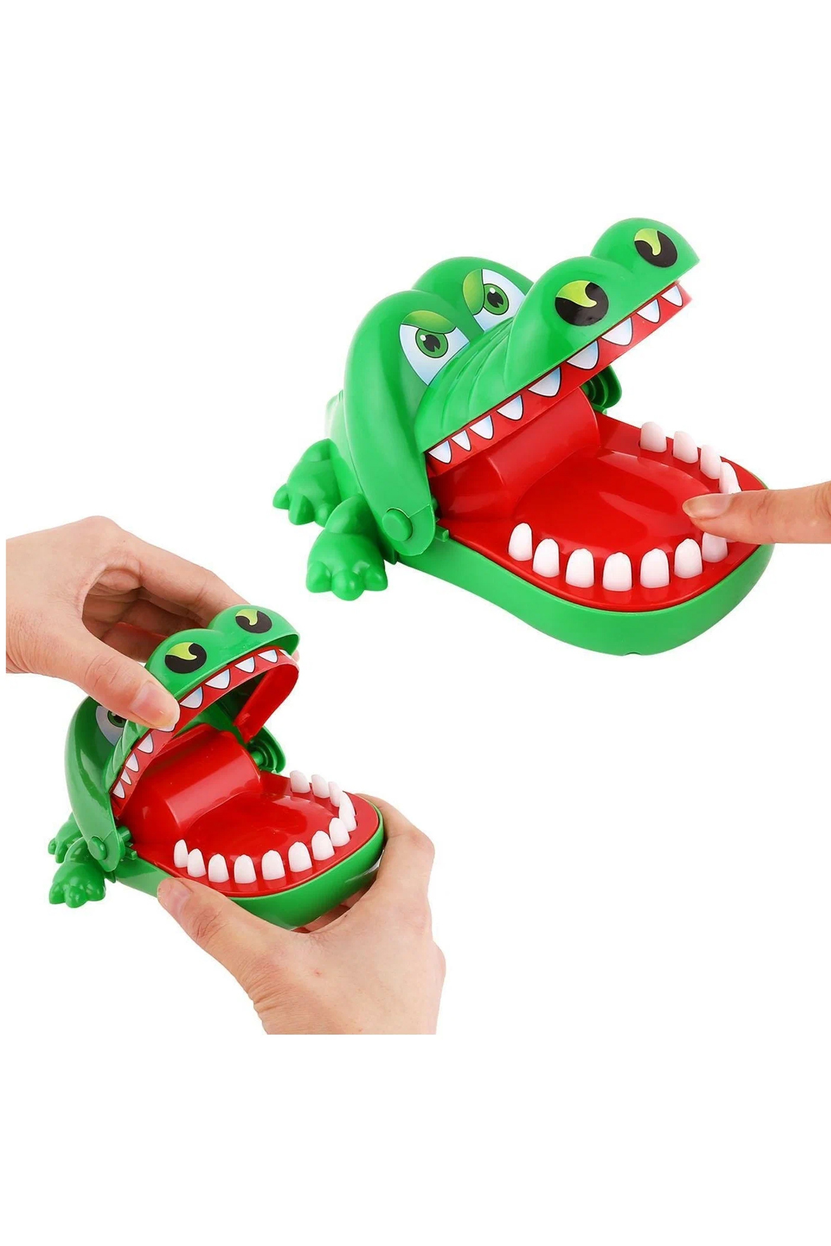 Toyaş Timsah Diş Hekimi Çocuk Masa Oyunu,Timsah Isırma Parmak Oyunları Eğlenceli Oyuncak - Görsel 2