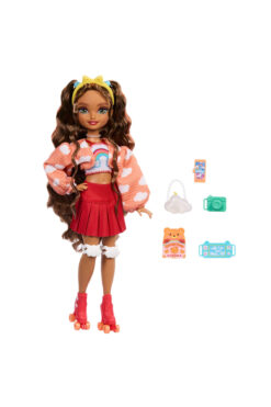 Barbie Dream Besties™ PATEN PARTİSİ™ Teresa Bebek ve video oyunu temalı 9 aksesuar JFX98