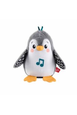 FISHER PRICE Fisher-Price Sevimli Penguen Peluş Karın Üstünde Oynama Oyuncağı, Yenidoğan Müzikli Oyuncak HNC10