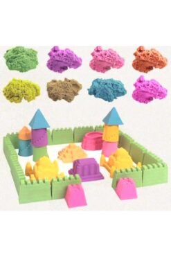 Toyuncakçı Kinetik Oyun Kumu 4 Renk 2 Kg Kum Ve 6 Adet Oyun Kalıbı Hediyeli