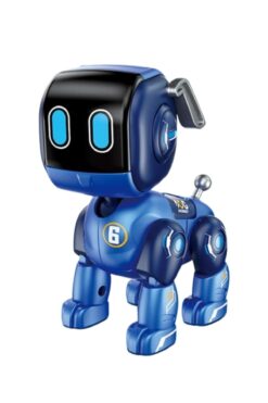 Seher Sesli Ve Işıklı Dokunmatik Robot Köpek