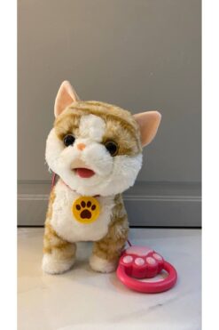 Magicway Müzikli Yürüyen Miyavlayan Yalayan Kuyruk Ve Başını Sallayan Ses Kaydını Tekrarlayan Peluş Kedi