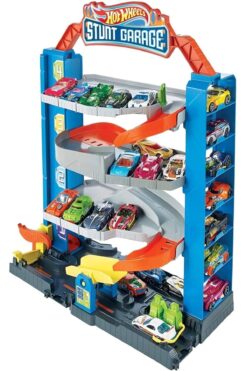 HOT WHEELS GNL70 CİTY STUNT GARAGE MİNİ GARAJ OYUN SETİ 4+