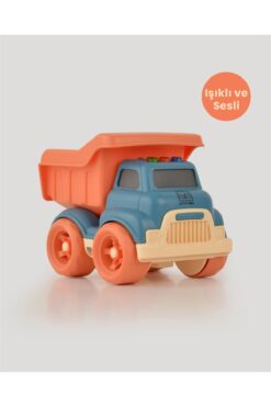 lets be child Turkuaz Sesli Ve Işıklı Minik Kamyon