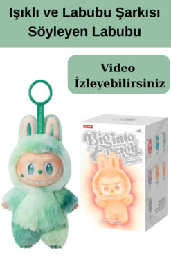 Pofika Labubu Özel Seri,Labubu Şarkısı Söyleyen ve Işıklı Labubu Peluş Oyuncak