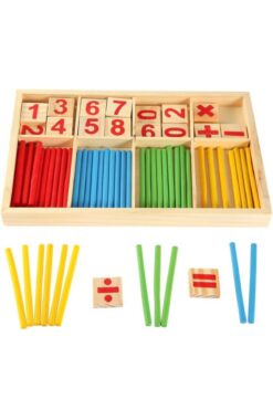 Montessori Pasajdanal Matematik Oyun Çubukları Tangram Hediyeli