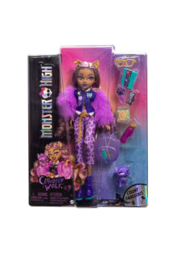 MONSTER HIGH Acayip Havalı Arkadaşlar - Clawdeen Yavru köpeği Crescent ve aksesuarlarıyla HRP65