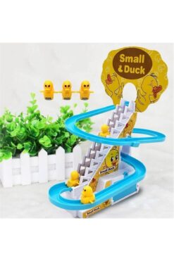 scntoys Oyuncak Dön Dolaş Ördek Oyun Set Kaydıraktan Kayan Ördekler Sesli Müzikli 3 Ördekli Döndolaş Oyuncak