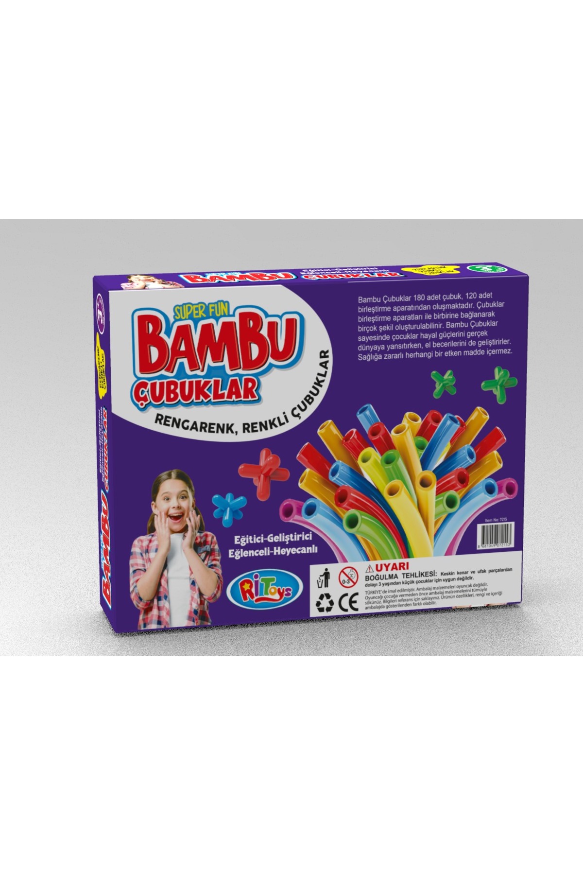 Ritoys Bambu Çubuklar Eğitici Ve Geliştirici Oyun 300 Parça - Görsel 2