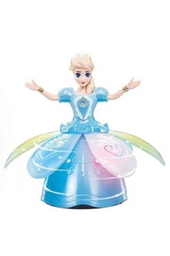 Brother Toys Karlar Ülkesi Elsa Dans Eden Sesli Işıklı Şarkı Söyleyen Pilli Oyuncak Prenses Bebek 23 Cm.