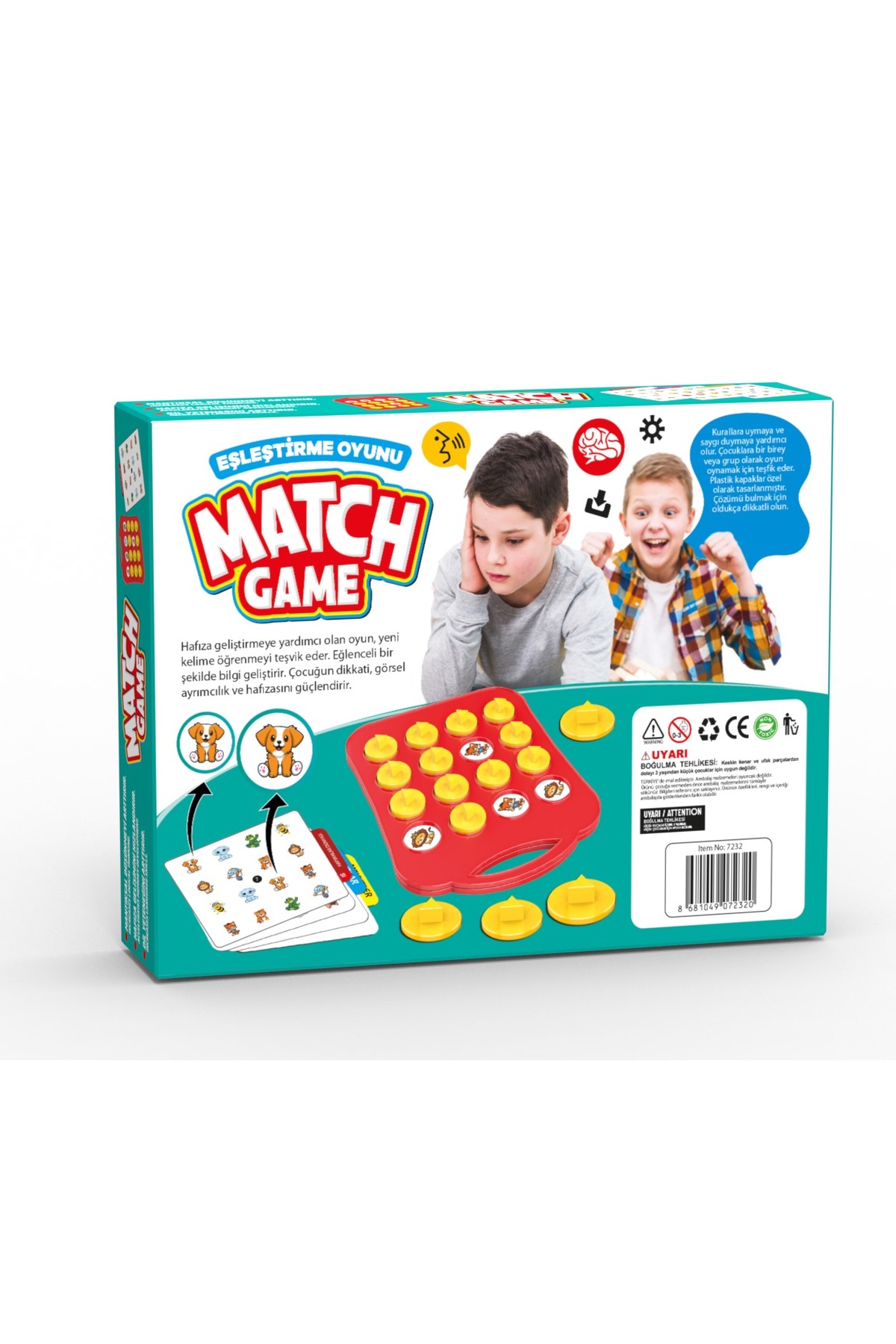 Genel Markalar Match Game Eşini Bul Pair Game Eğitici Eşleme Ve Hafıza Oyunu - Görsel 2
