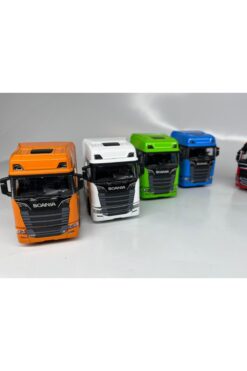 YİĞİTAY Yiğitay SCANIA V8 R730 Metal Kasa Müzikli ve Işıklı Model Araba Tır Çekici YAY9700006-09