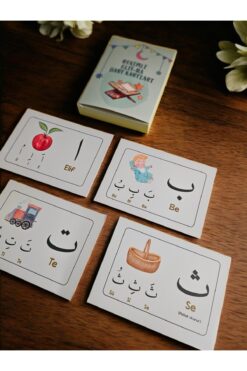 Haki Store Kur'an Harfleri Resimli Elif-ba Harf Kartları