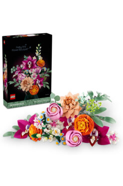 LEGO ® Botanicals Pembe Çiçek Buketi 10342 - Yetişkinler için Dekoratif Çiçek Yapım Seti (749 P)