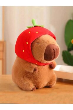HEY GİDİ GİFT Sevimli Kapibara Peluş / İçi Yumuşak / Peluş Anahtarlık / Capybara Oyuncak / Figür Yüksek Kalite