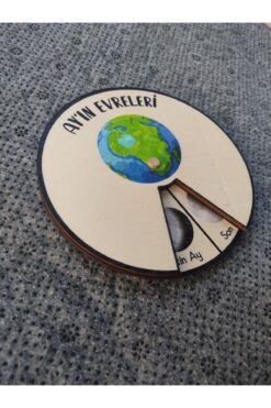 Ankebut Ayın Evreleri Yuvarlak Çarklı Sistem 15 Cm Çap