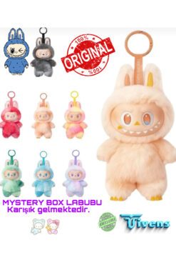 TİVENS Labubu Orjinal Have A Seat, Exciting Macaron The Monsters, Biginto Energy Labubu Anahtarlık Tivens