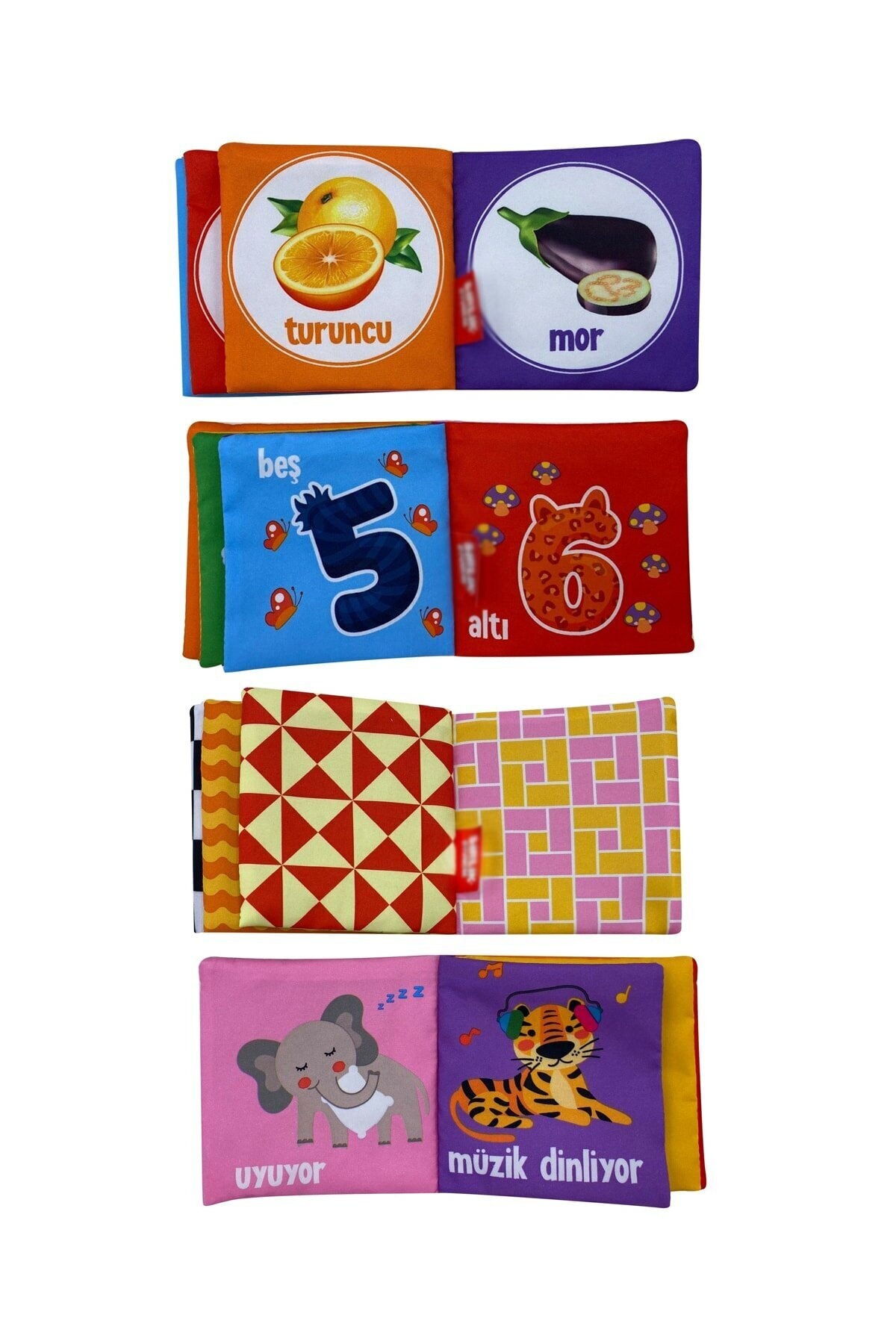 KAHRAMAN OYUNCAK Hışırtılı Bez Kitap Seti 6 Kitap - Görsel 3