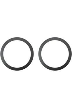 STOREMAX Power Metal Halka Yüzük Ring 8 ve Üstü Model ile Uyumlu 2'li Paket Siyah 1155328